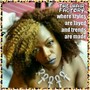 Kinky Twist medium hair included