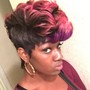 Relaxer/color / cut and style