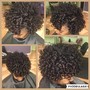 Shampoo And Style relaxed hair/ short hair