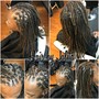 Loc retwist and style