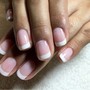 French manicure Shellac