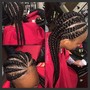 Goddess human hair braids