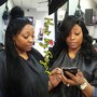 Loc extensions using MARLEY HAIR