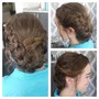 Wedding trial hair and makeup