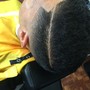 Mans cut w/face line up