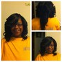 Half up half down Sew In