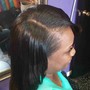 Flatiron and Trim (Thinner Natural or Relaxer Hair)