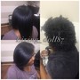 Shampoo, Deep Conditioning/Hydration Steam Treatment &amp; Style