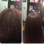 Keratin smoothing treatment