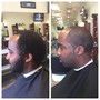 Bald Head with Clippers and electric razor