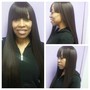 Full head sewn in weave