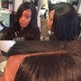 ponytail- relaxed hair only