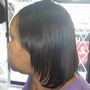 Flatiron and Trim (Thinner Natural or Relaxer Hair)