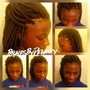 Box Braids (Medium) (Hair included 1b/2)  ($20 Nonrefundable deposit due at booking $Delancystouch )