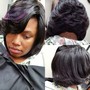 Shampoo style/relaxed hair