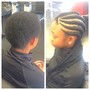 Men Cornrows 4-6 Straight Back