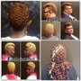 Loc Extensions Updo