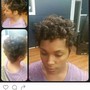 Blow out NATURAL HAIR and TRANSITIONING