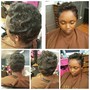 Blow out NATURAL HAIR and TRANSITIONING