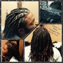 Loc updo