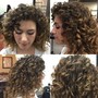 Wave nouveau or curls