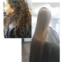 Shampoo, condition and blow dry