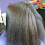 Silk Press and Trim Style (Natural Hair)