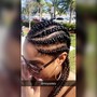 Box braids over dreads