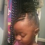 Kid's Braids w/Weave