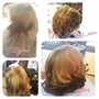 Full Highlights, Partial Balayage, Weave maintenance, Women's Cut