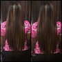 Large Feed In Ponytail Midback