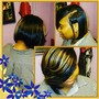 UPDO W/BANG or ponytail