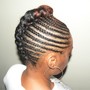 Cornrows for weave