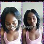 Women's basic natural part sew in