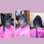 4 weave braids/feed in braids