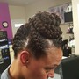 Crochet with loose hair