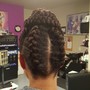 Children cornrows