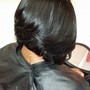 Lovelys Basic Silk Press W/Trim & Regular Deep Condition