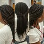 Waist length Goddess locs