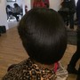 Relaxer/Cut/style (Short Hair)