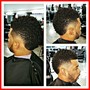 Men Bigen Black Hair & Beard + Hair Cut