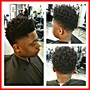 Men Bigen Black Hair & Beard + Hair Cut