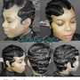 Basic twist/braid up do with hair included