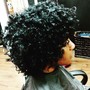 Silk Press/ natural hair