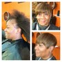 Wig  plucking &amp; light styling