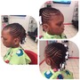 Medium Knotless  Braids read more for human hair must book by 12pm