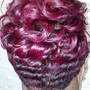 Natural hair silk press