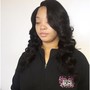 Full Sew in w/leave out (hair not included)