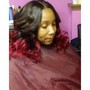 Hand curled Qw bob