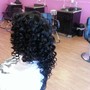 Hand curled Qw bob